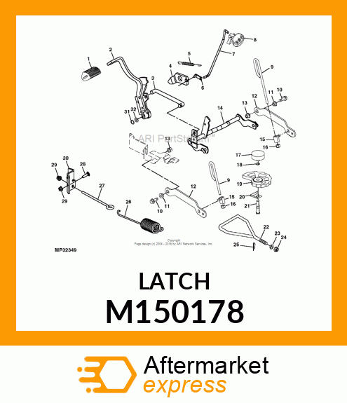 Latch M150178