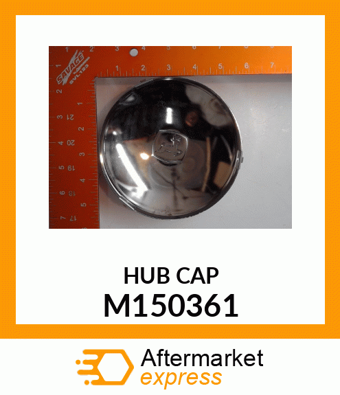 Cap - CAP, 6" CHROME HUB M150361