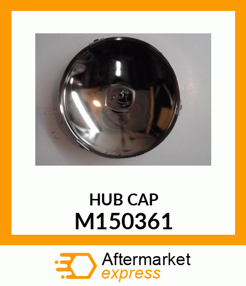 Cap - CAP, 6" CHROME HUB M150361