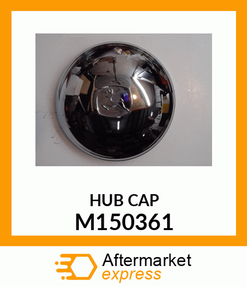 Cap - CAP, 6" CHROME HUB M150361