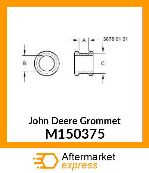 GROMMET, 10MM SNAPLOCK M150375