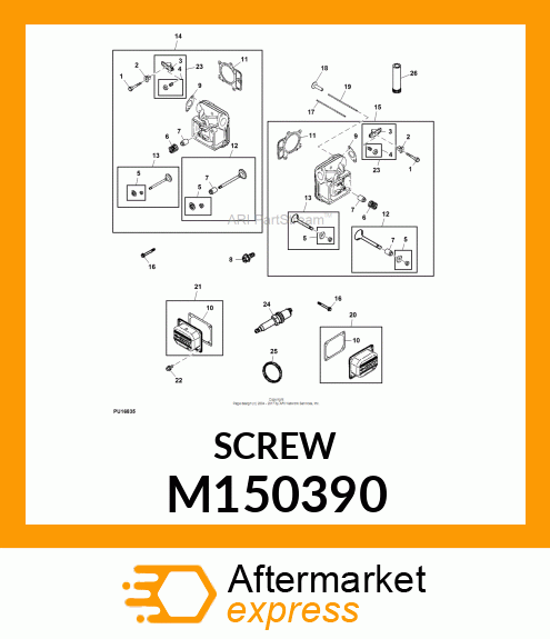 SCREW, HEX M150390