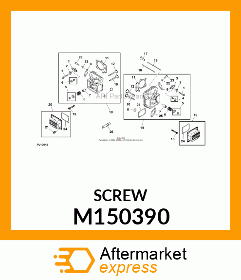 SCREW, HEX M150390