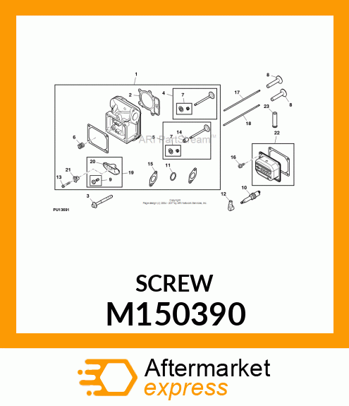 SCREW, HEX M150390