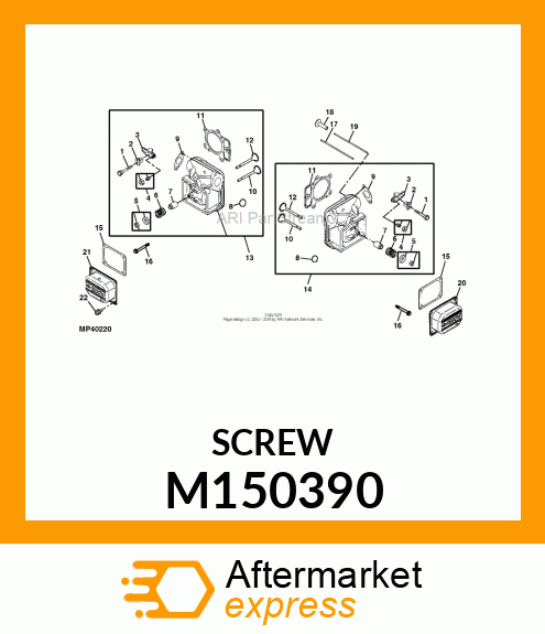 SCREW, HEX M150390