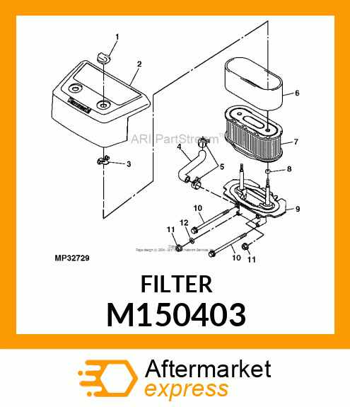 ELEMENT, AIR FILTER M150403