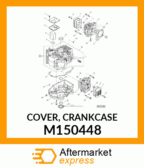 COVER, CRANKCASE M150448