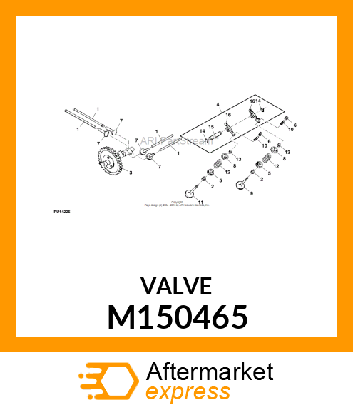 VALVE, INTAKE M150465