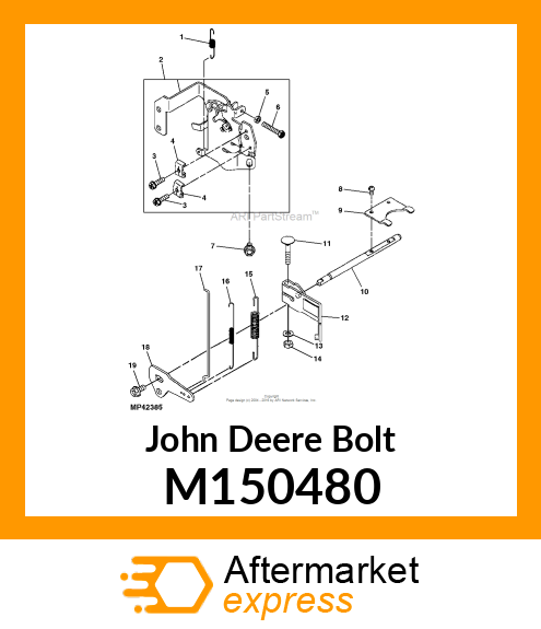 BOLT, 6 X 12 M150480