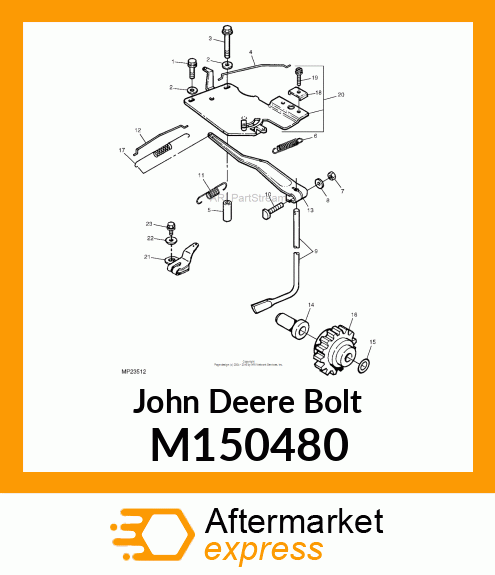 BOLT, 6 X 12 M150480