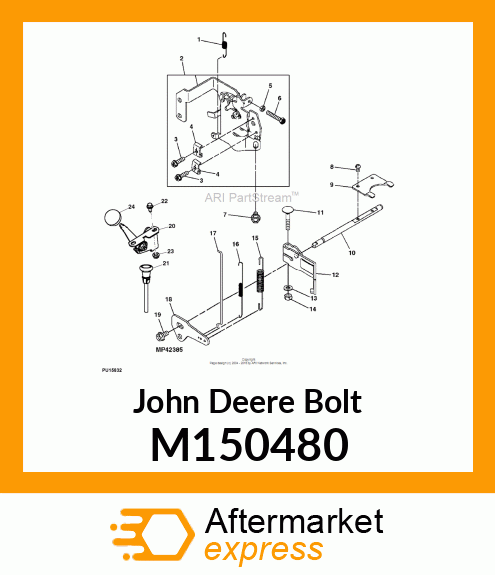 BOLT, 6 X 12 M150480