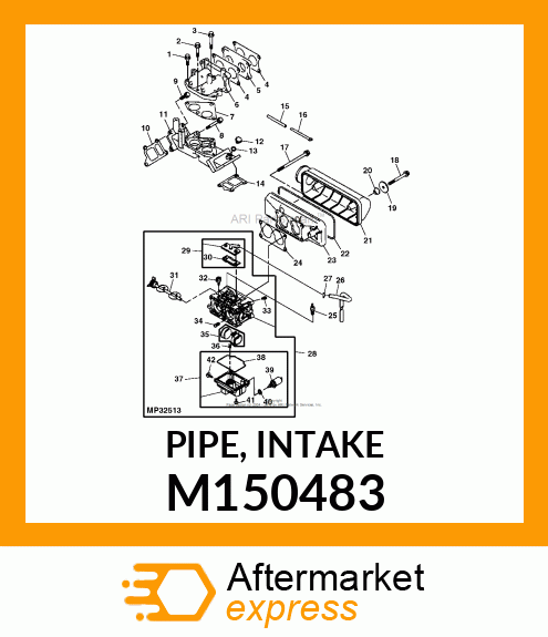 PIPE, INTAKE M150483