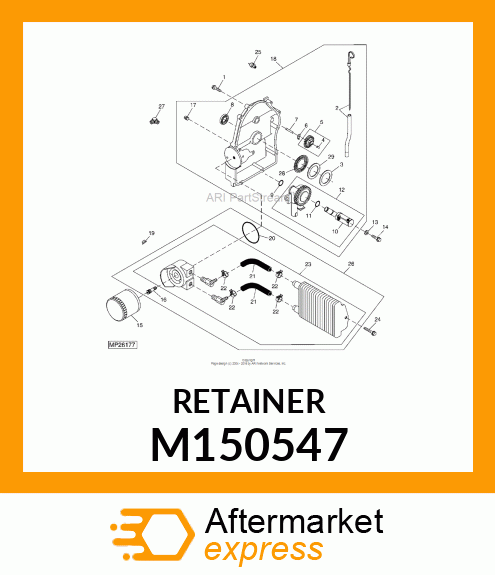 RETAINER M150547