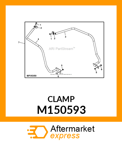 CLAMP, CENTER BEND M150593