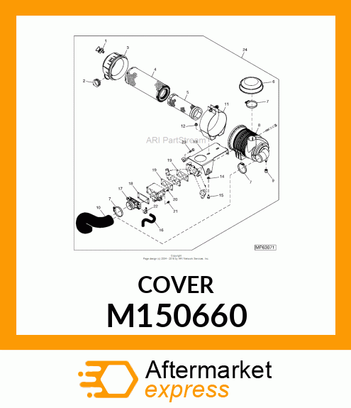 CASE, AIR FILTER M150660