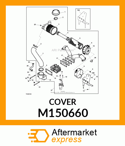 CASE, AIR FILTER M150660