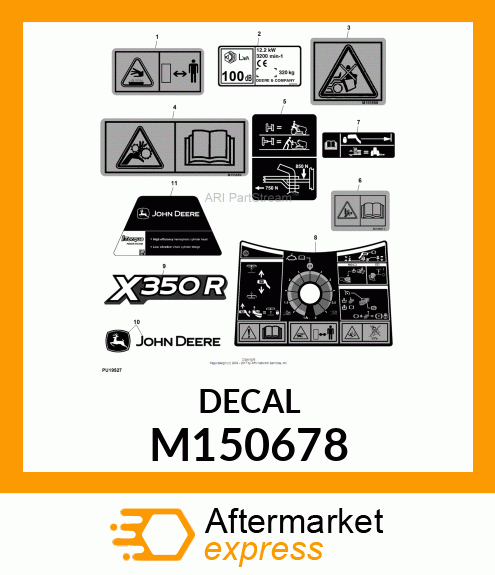 LABEL, HOT SURFACE (EXPORT) M150678