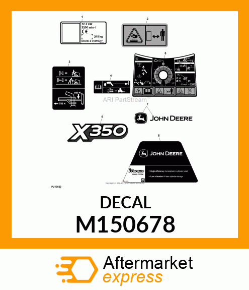 LABEL, HOT SURFACE (EXPORT) M150678