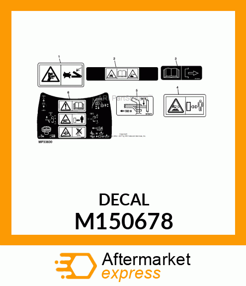 LABEL, HOT SURFACE (EXPORT) M150678