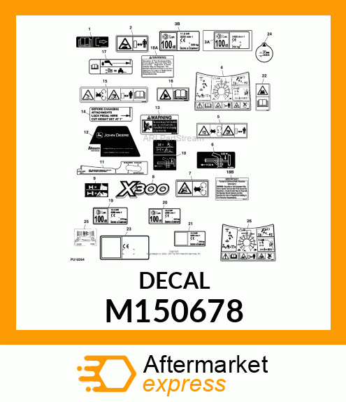 LABEL, HOT SURFACE (EXPORT) M150678