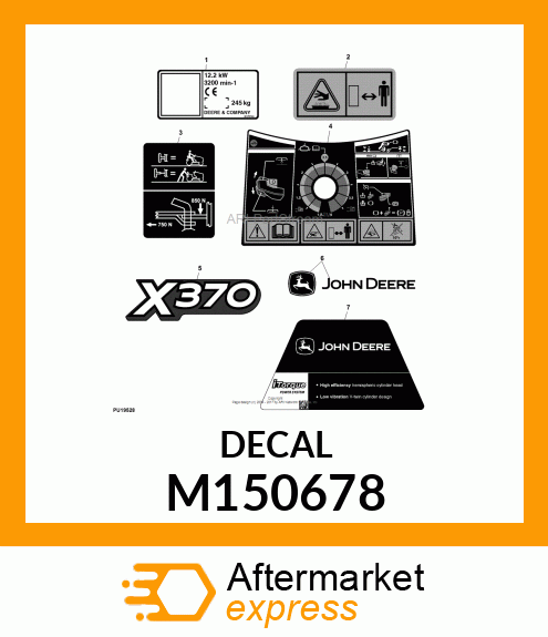 LABEL, HOT SURFACE (EXPORT) M150678