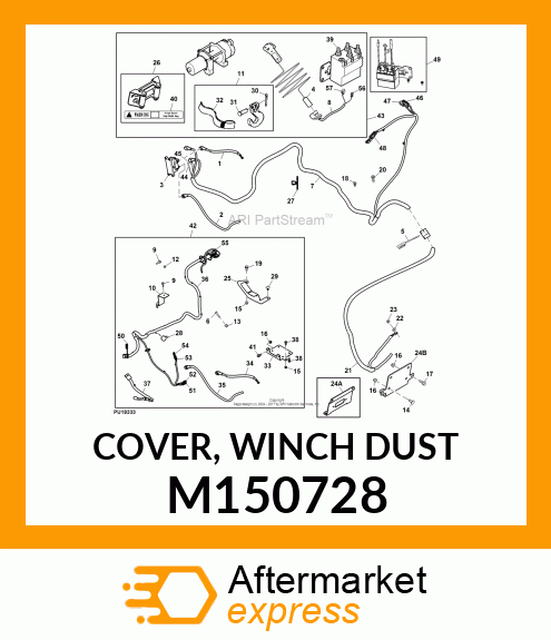 COVER, WINCH DUST M150728