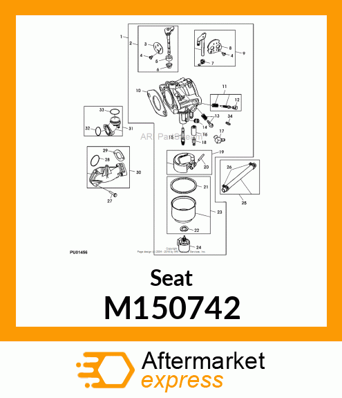 Seat M150742