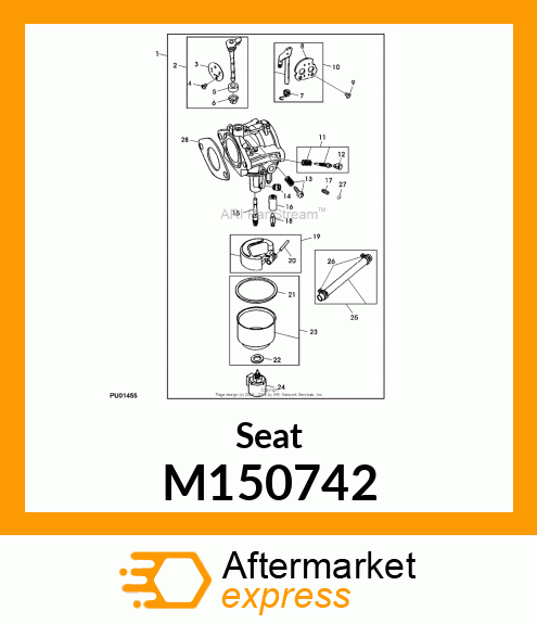 Seat M150742