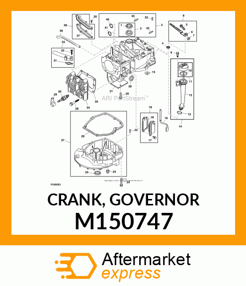 CRANK, GOVERNOR M150747