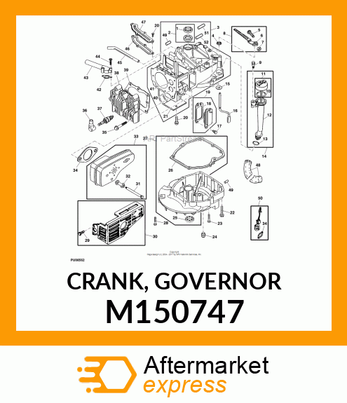 CRANK, GOVERNOR M150747