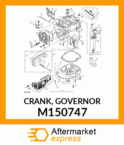 CRANK, GOVERNOR M150747