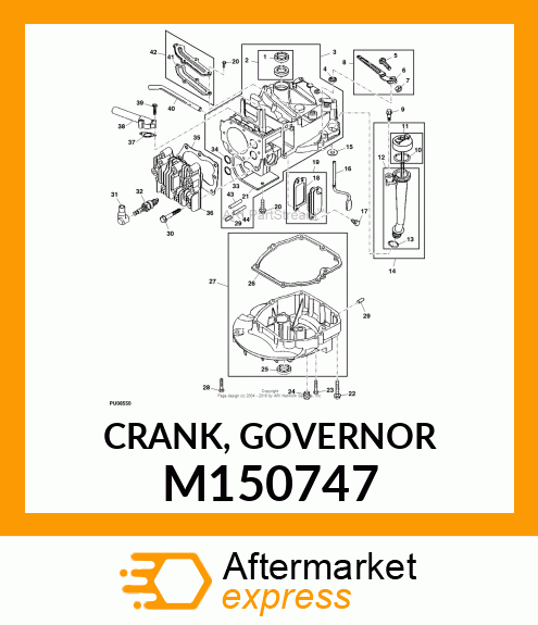 CRANK, GOVERNOR M150747