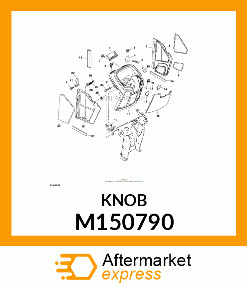 KNOB, LIGHT SWITCH M150790