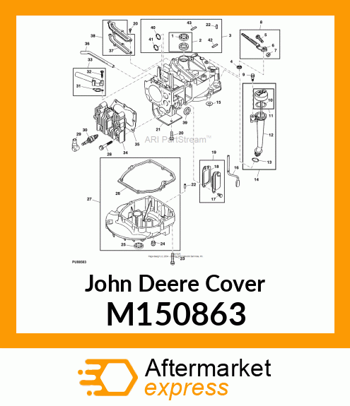 COVER, BREATHER PASSAGE M150863