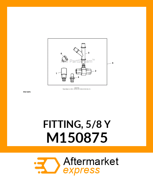 FITTING, 5/8 Y M150875