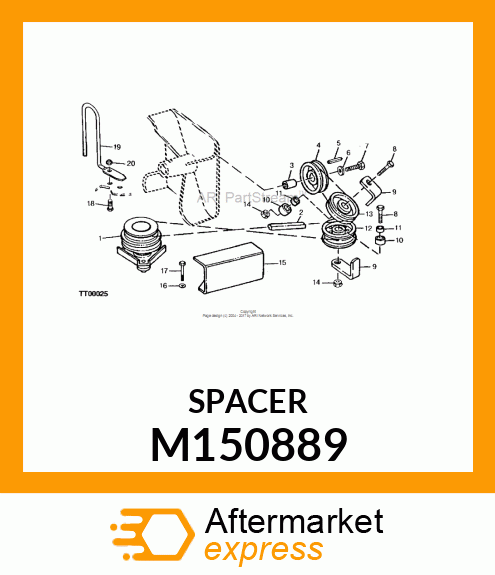 BUSHING, HUB, BRAKE PEDAL M46948 P M150889