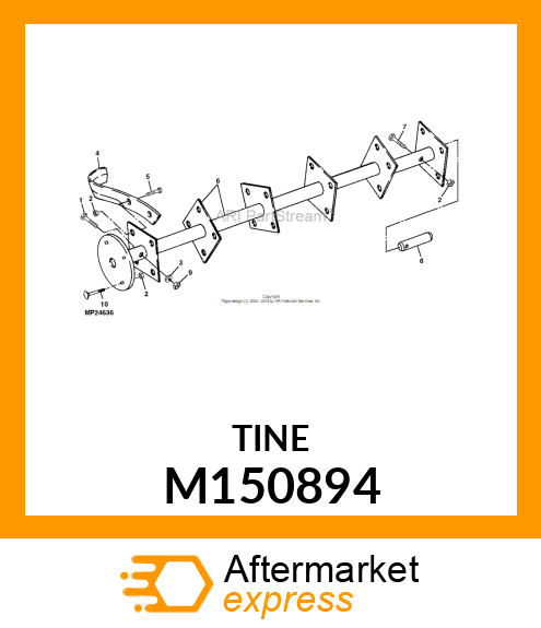 TINE, RH (M87088 PAINTED)(JDM F12) M150894