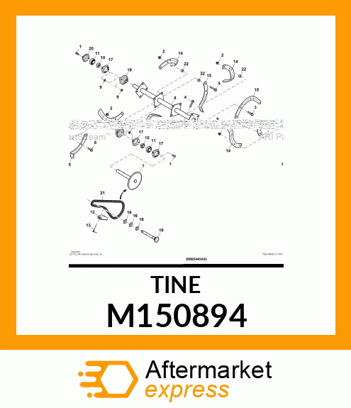 TINE, RH (M87088 PAINTED)(JDM F12) M150894