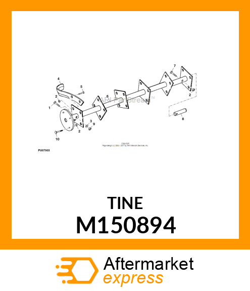 TINE, RH (M87088 PAINTED)(JDM F12) M150894