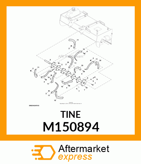 TINE, RH (M87088 PAINTED)(JDM F12) M150894