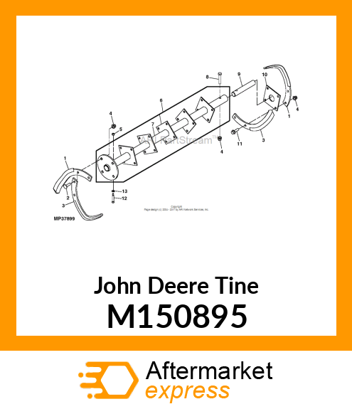 TINE, LH (M87089 PAINTED)(JDM F12) M150895