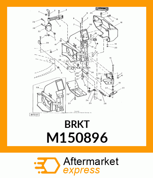 ROD, ROD, SUPPORT (M90688 PAINTED) M150896