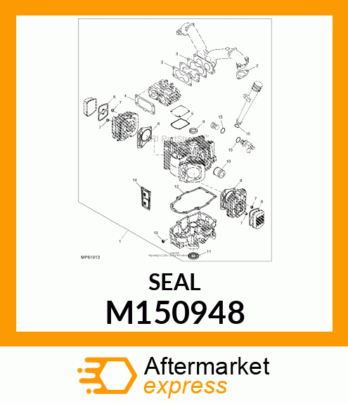 SEAL, OIL, SD 35X52.7 RHS M150948