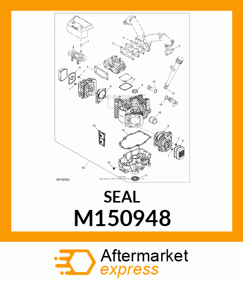 SEAL, OIL, SD 35X52.7 RHS M150948