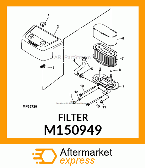 ELEMENT, AIR FILTER M150949