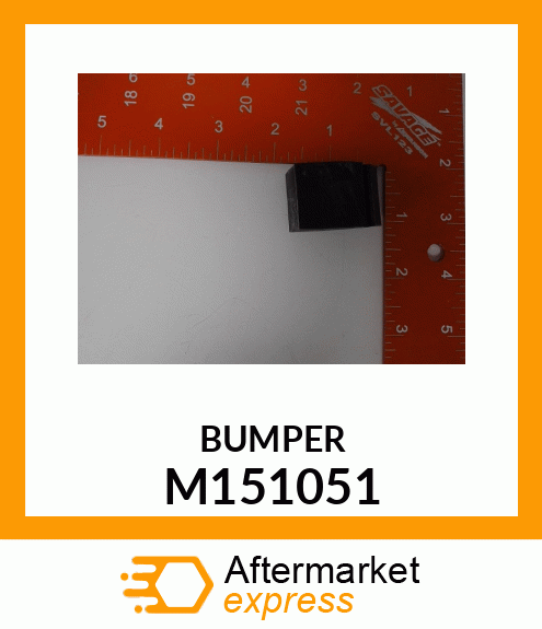 BUMPER, LH UPSTOP M151051