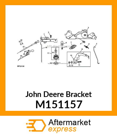 BRACKET, BRACKET, CONTROL M151157