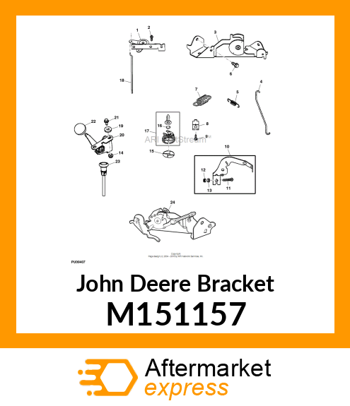 BRACKET, BRACKET, CONTROL M151157