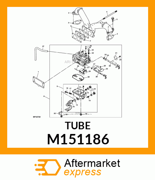 TUBE 4.76 X 7.94 X 500 / M151186