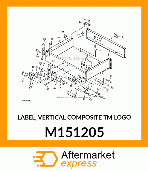 LABEL, VERTICAL COMPOSITE TM LOGO M151205